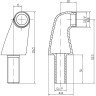 Комплект переходников LEMARK LM8556СR для установки смесителя на борт ванны LM8556CR