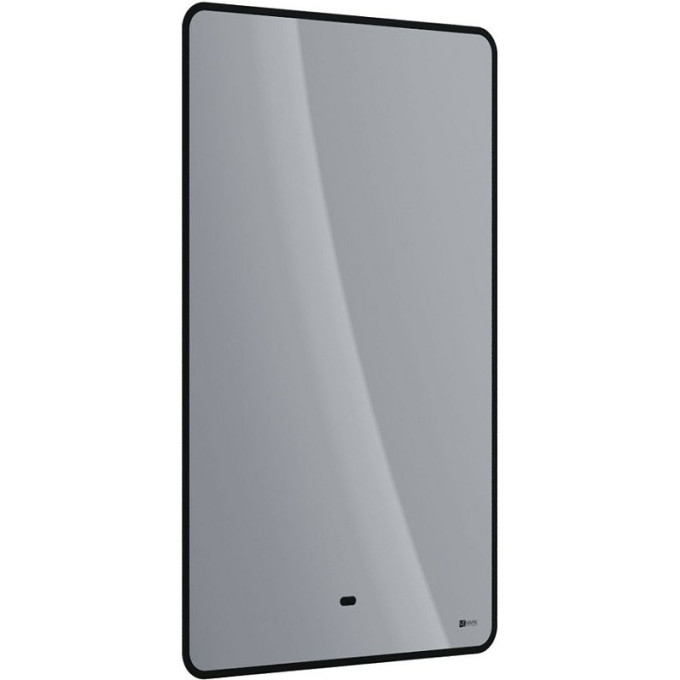 Зеркало LEMARK MIOBLACK 50х80 см с интерьерной подсветкой, с подогревом LM50ZM-black